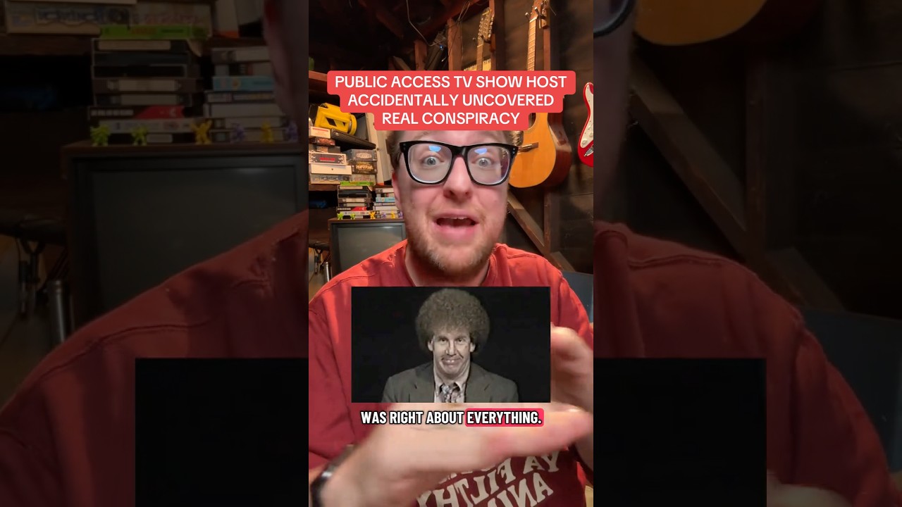 A public access tv show host in the 90s accidentally uncovered a real conspiracy #tv #television