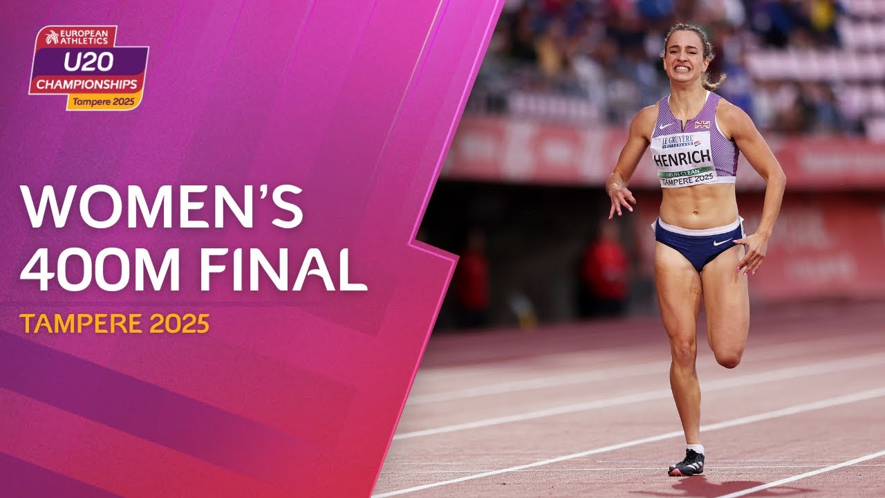 Charlotte Henrich Dominates with Gold in Women's 400m at Tampere 2025 🥇