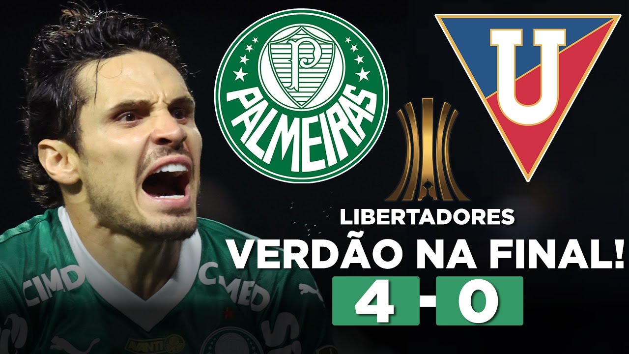 Palmeiras faz virada épica e goleia LDU por 4x0 na semifinal da Libertadores! ⚽