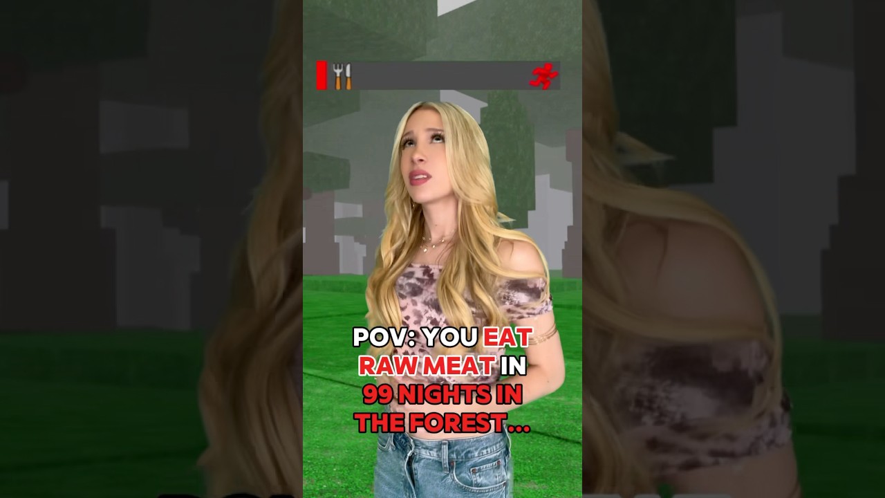 Eating Raw Meat in 99 Nights in the Forest 🥩