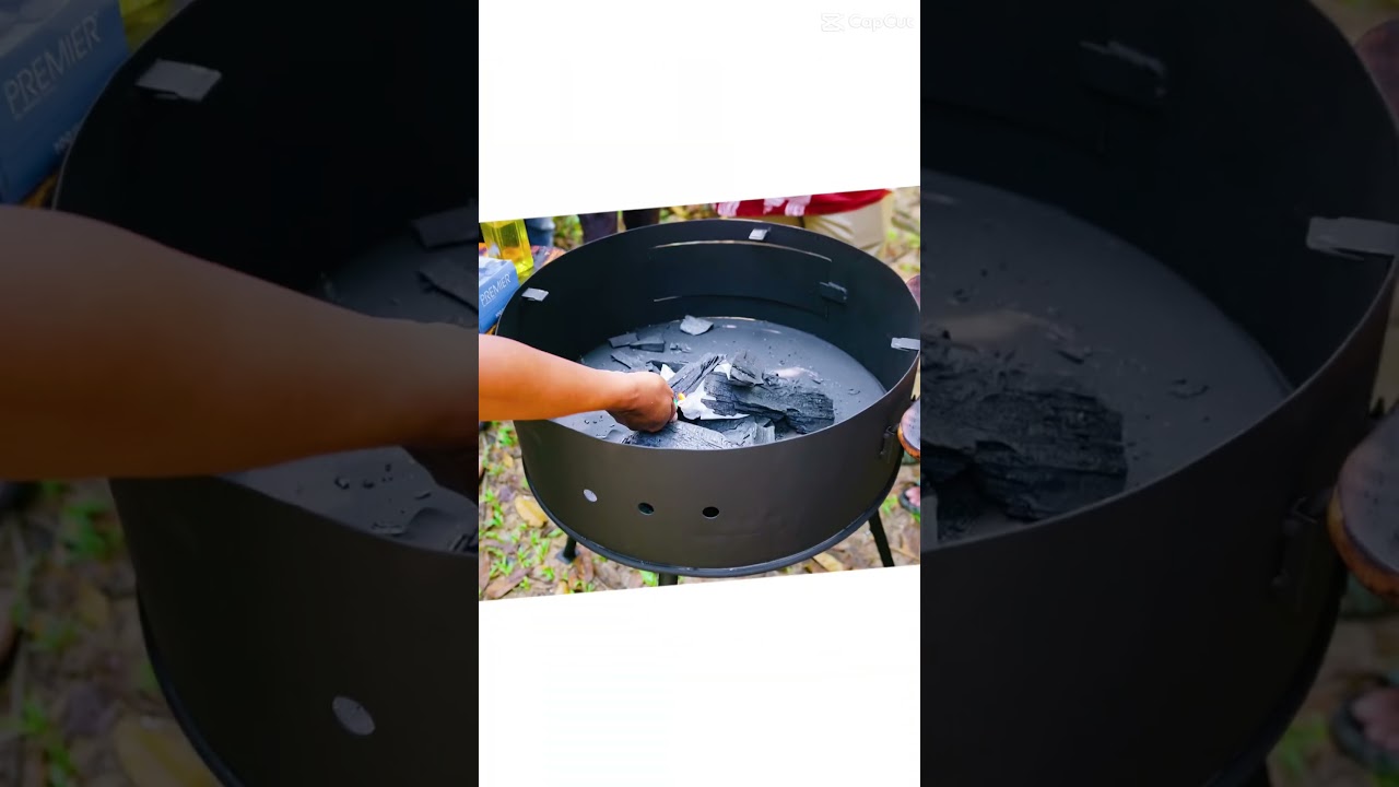 🔥 Portable BBQ Pit – Perfect for On-the-Go Grilling!