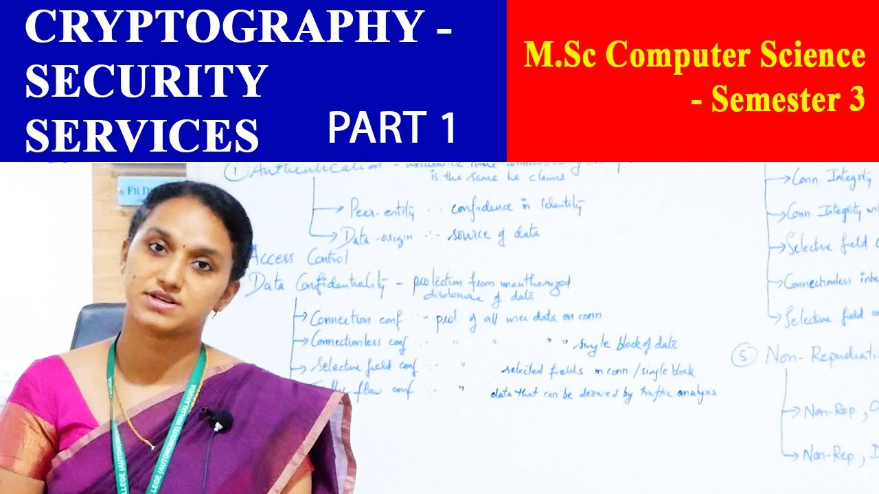 Cryptography & Security Services: Part 1 | Free Course by Christ OpenCourseWare 🔐