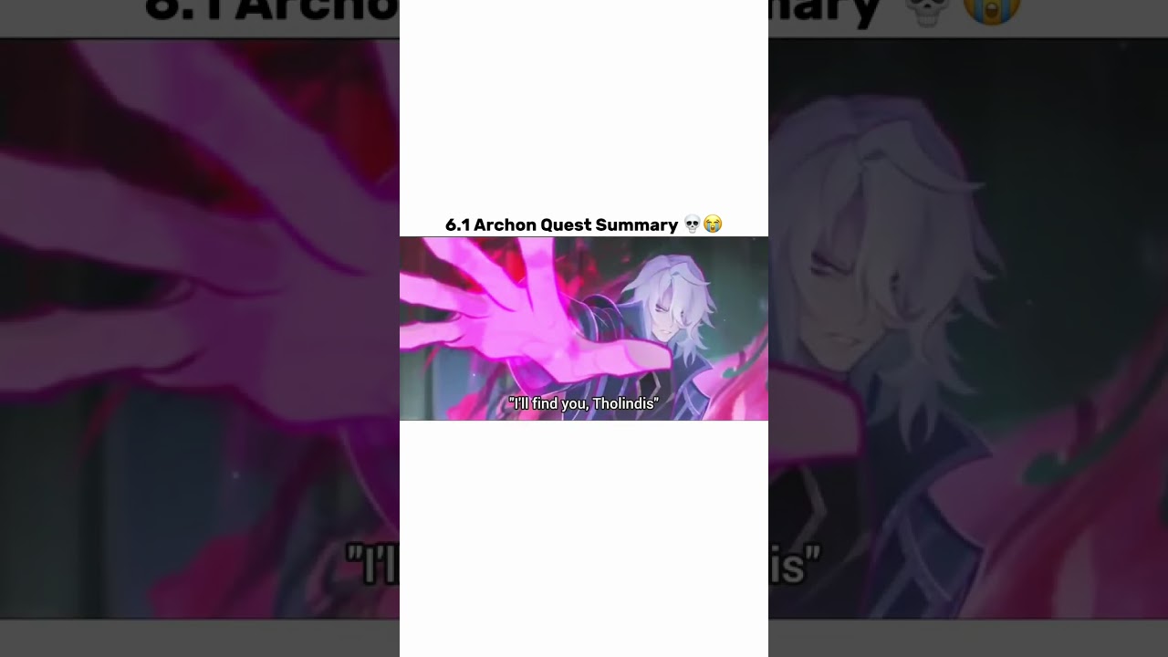 Archon Quest Summary - Genshin Impact