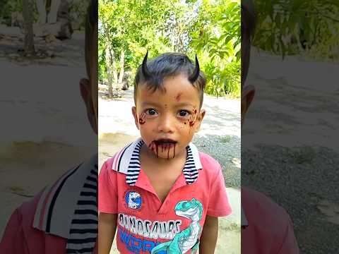 Wait for the end 💀👻😱😢😜#feedshorts #viral #funny #trending #cutebaby #shorts #yumai1319