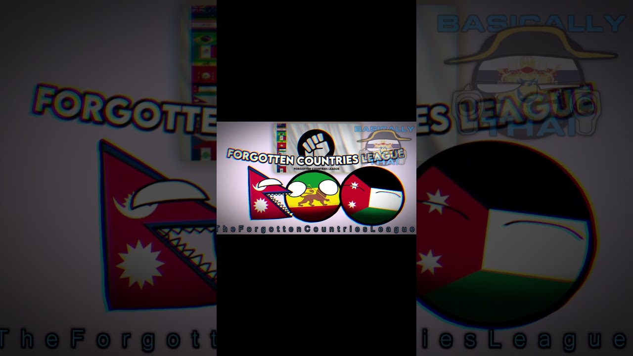 We Are the Forgotten Countries League! 🌍