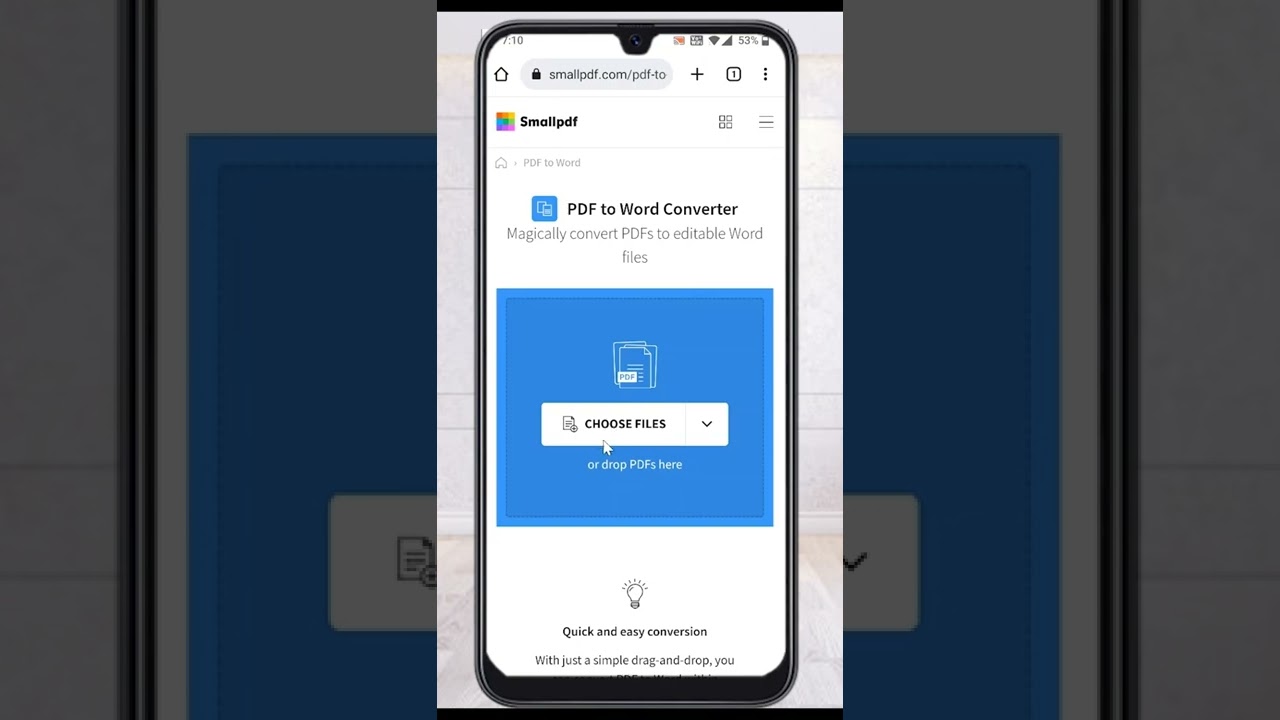 Convert PDF to Word on Mobile 📱