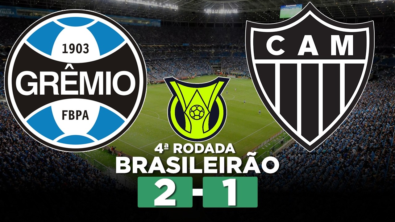 NORIEGA E MARLON DECIDEM E GRÊMIO VENCE O ATLÉTICO NA ARENA PELO BRASILEIRÃO! GRÊMIO 2 x 1 ATLÉTICO