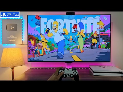 Fortnite The Simpsons Gameplay (PS4 Slim)