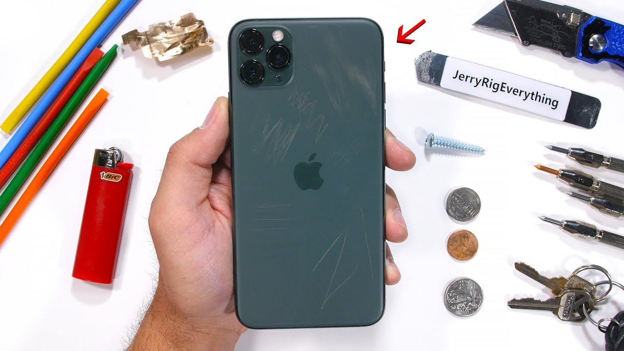 iPhone 11 Pro Max Durability Test: Back Glass Scratch Resistance