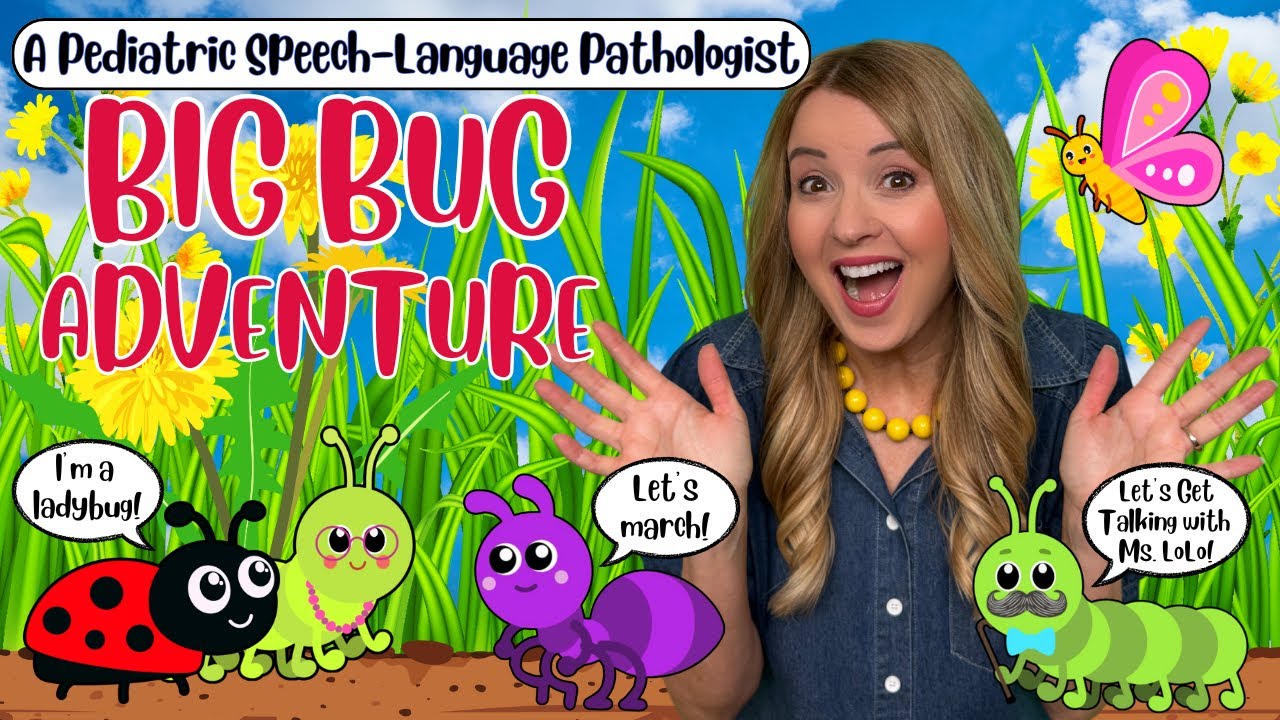 Learn to Talk with Ms. LoLo | Bug Adventure, Colors, First Words | Toddler Learning