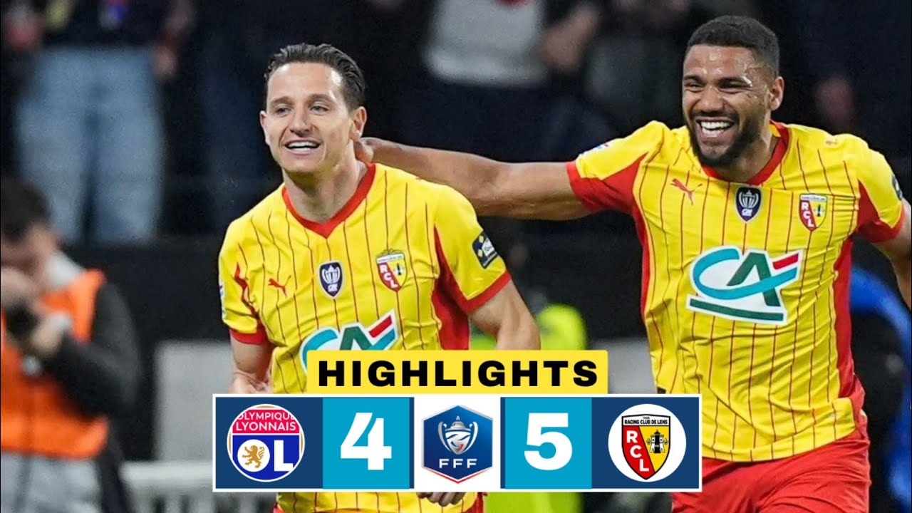 Lyon vs Lens 4-5 Penalty Shootout Highlights ⚽