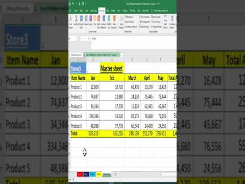Combine All Excel Sheets into One with a Single Formula