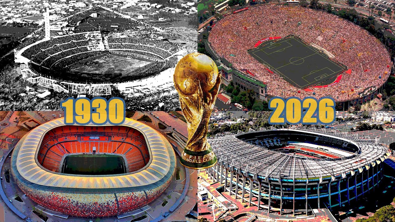 All FIFA World Cup Stadiums (1930-2026) ๐
