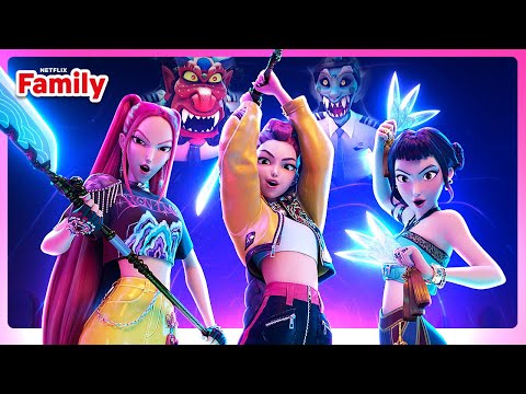 Huntrix Show Demons How It’s DONE | Song Clip | KPop Demon Hunters | Netflix Family