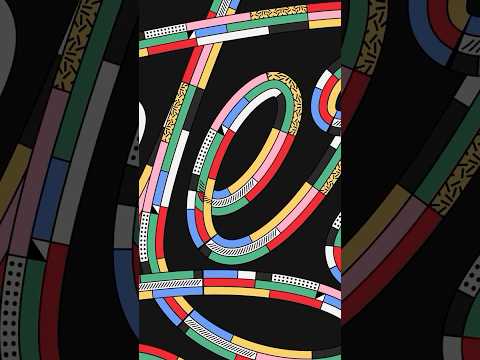 How To Make Memphis Stroke Text Effect In Illustrator