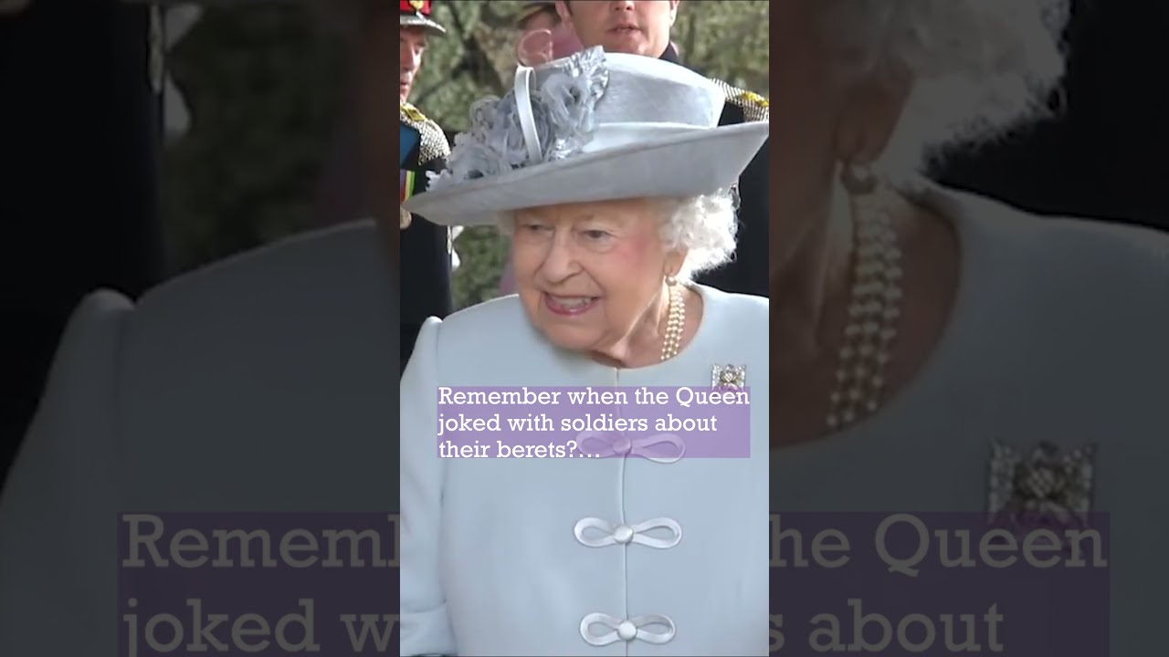 Queen's Lighthearted Moment with Soldiers During Scotland Visit