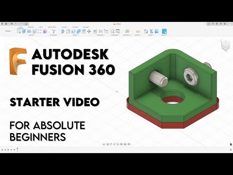 Fusion 360 2025 Beginner Guide | 30-Minute 3D Design