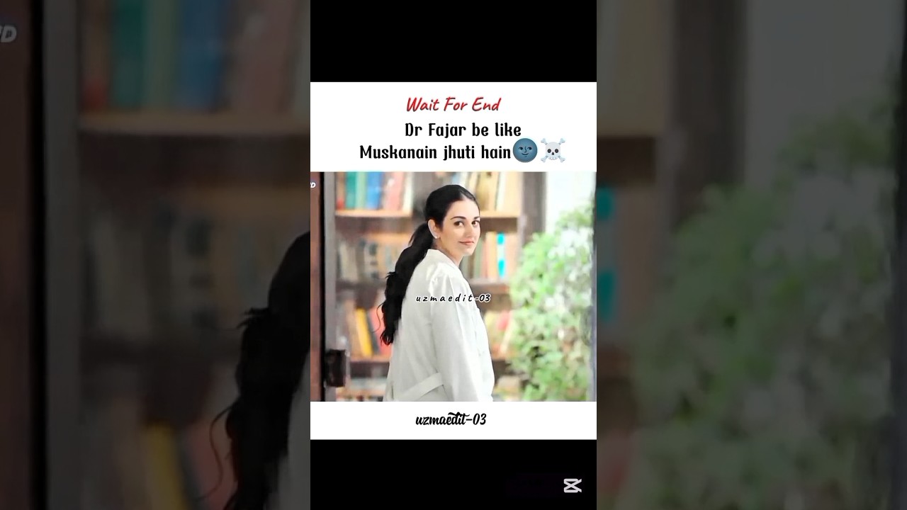 Dr. Fajar's Heartwarming Last Smile 🤧 | Emotional Sher Drama Edit