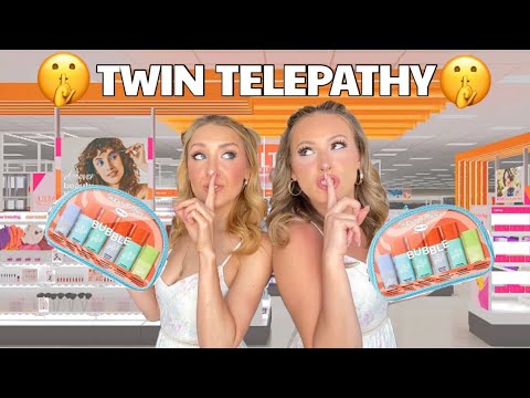 Twin Telepathy Shopping Challenge at Ulta 😱