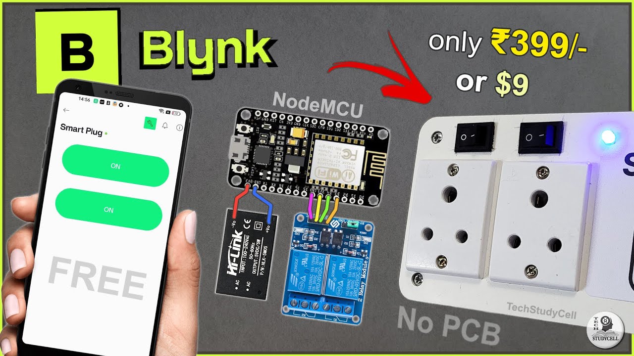 DIY Smart Plug with ESP8266 & Blynk ⚡