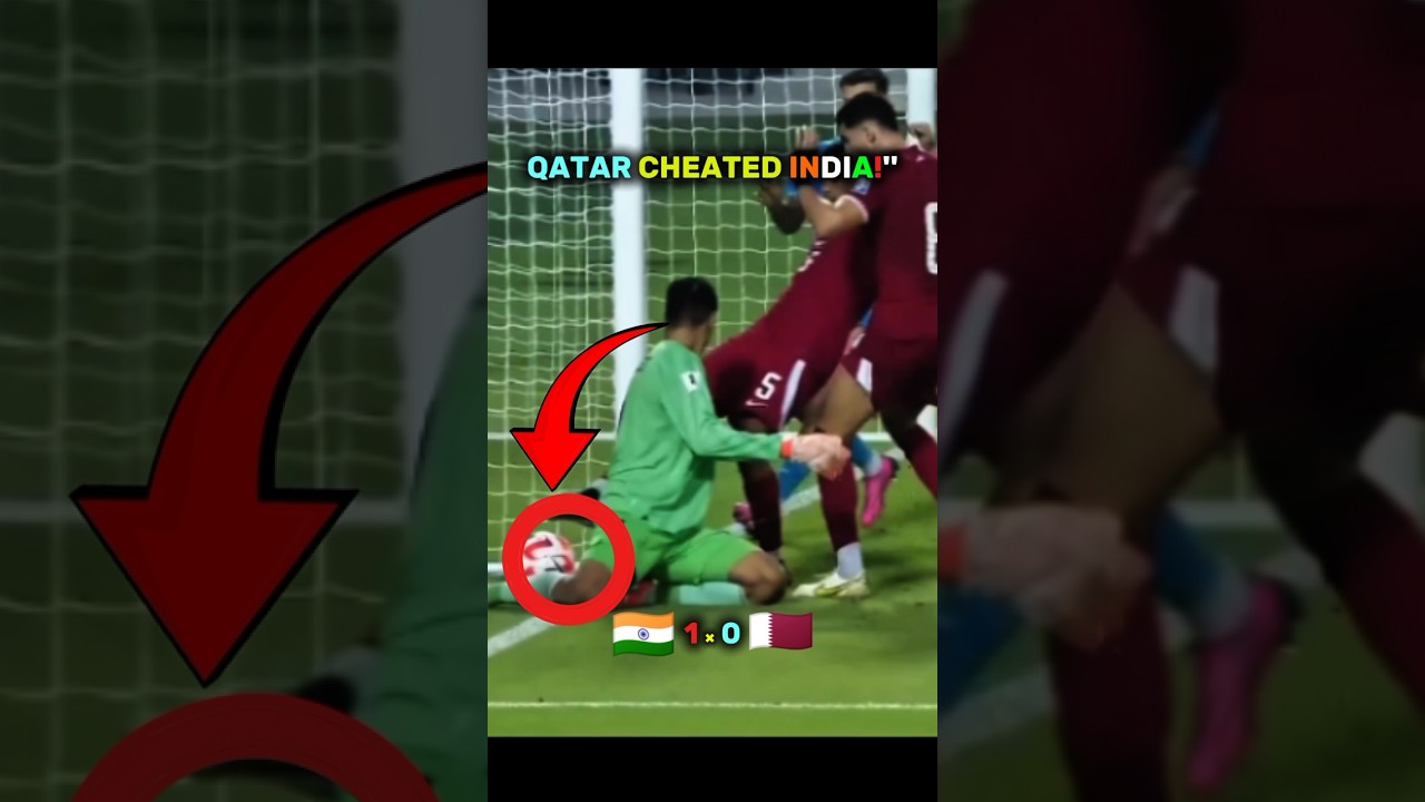 Fake Winner?😱 India vs Qatar World Cup Match