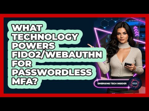 What Technology Powers FIDO2/WebAuthn For Passwordless MFA? - Emerging Tech Insider