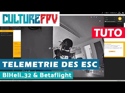Télémétrie des ESC sur Betaflight facile | tuto en Français