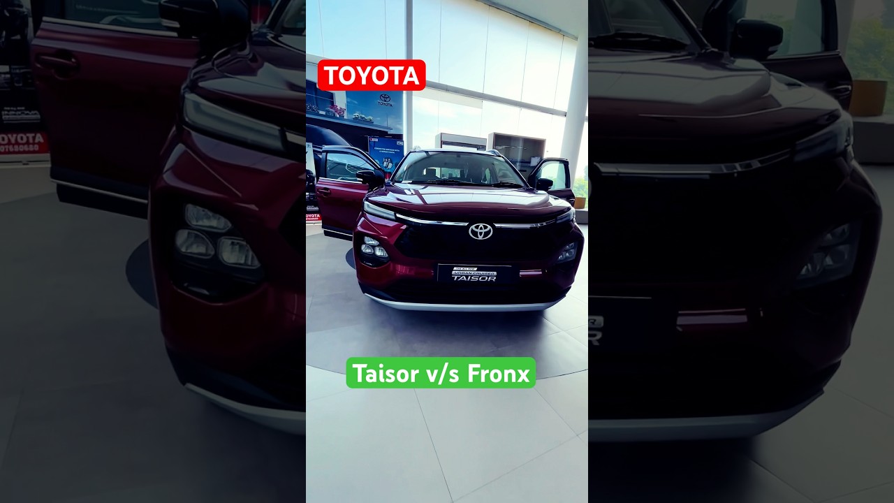 2025 Toyota Taisor vs Fronx: Key Differences 🚗