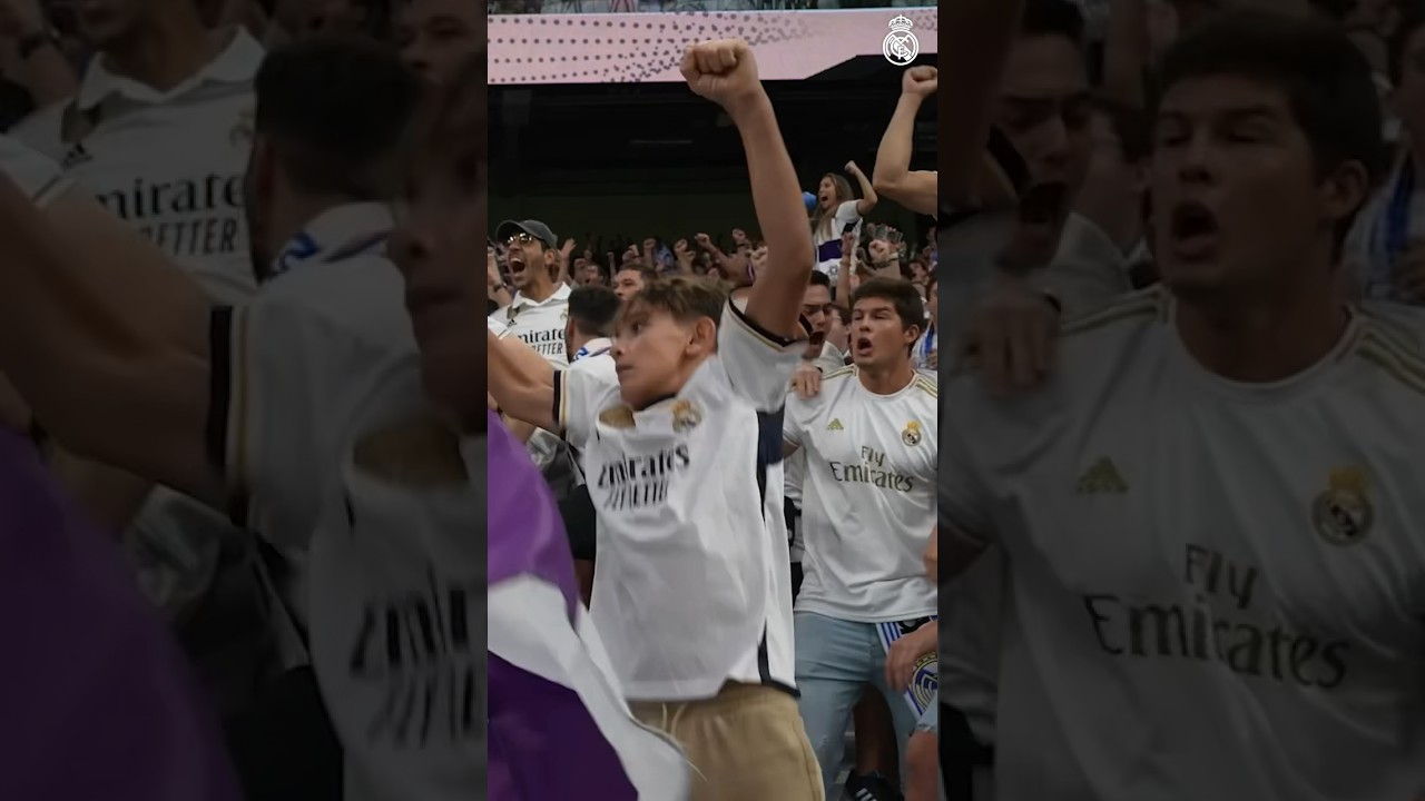 ¡El Bernabéu ruge con pasión! 📣