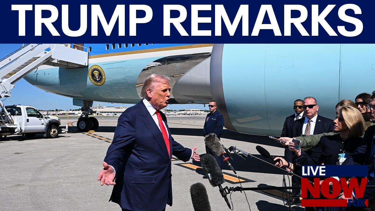 President Trump Addresses Government Shutdown in Palm Beach ποΈ