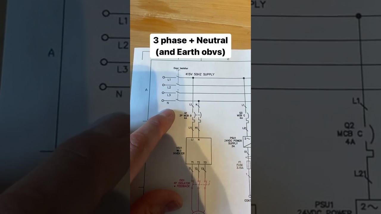 Electrical Control Panel Schematic Walkthrough Part 1