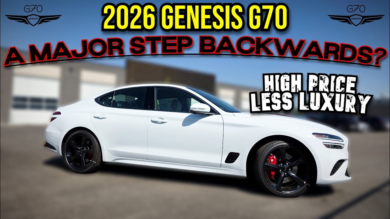 2026 Genesis G70 is a Massive Downgrade. Everything You Need to Know!