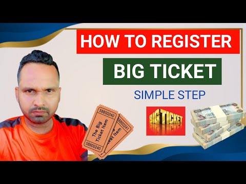 How to register with big ticket online in UAE | How to sign up UAE lottery ticket online