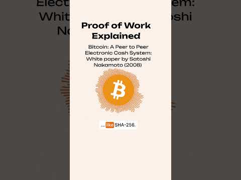 Proof of Work Explained #shorts #bitcoin #btc