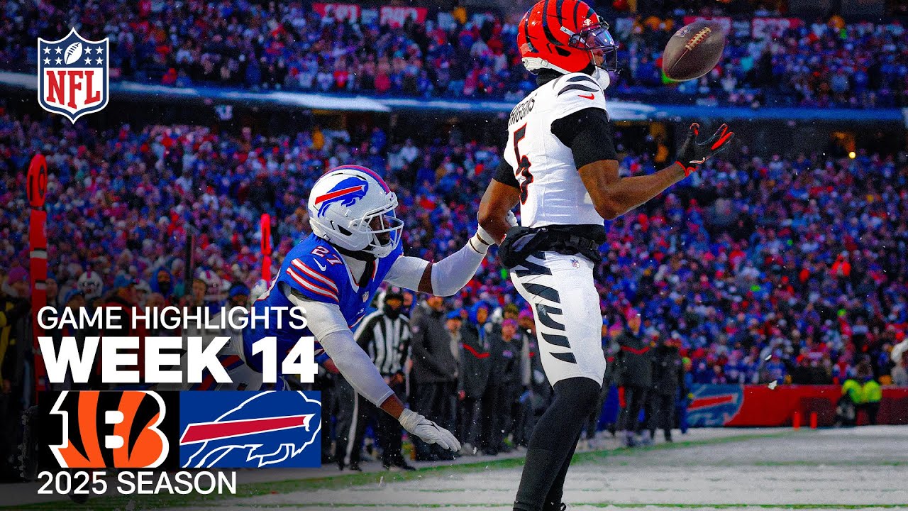 Bengals vs Bills Week 14 Highlights | 2025 NFL