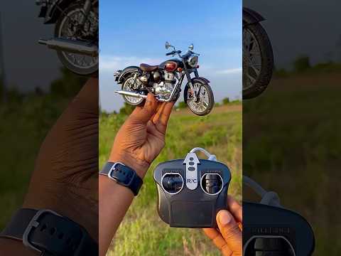 Remote Control Royal Enfield Classic 350 Unboxing #racing #car #bike #enfield #asmr #shorts #funny