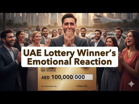 UAE Lottery Winner’s Emotional Reaction 😱 | Dh100 Million Jackpot Call Released!