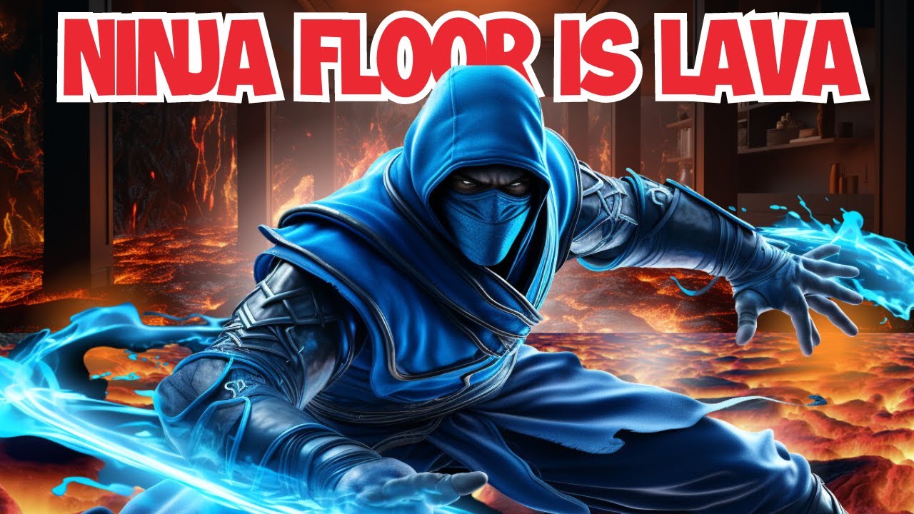 Floor is Lava Ninja Game 🧗♂️ Fun Indoor Movement Activity for Kids