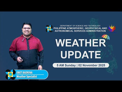Public Weather Forecast issued at 5 AM | November 2, 2025 - Sunday