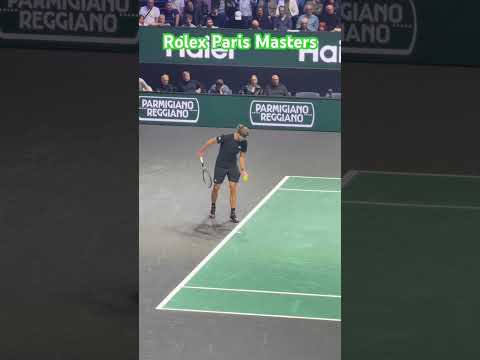 En direct du Rolex Paris Masters - Service Alexander #Zverev  #tennis #masters1000 #masterclass