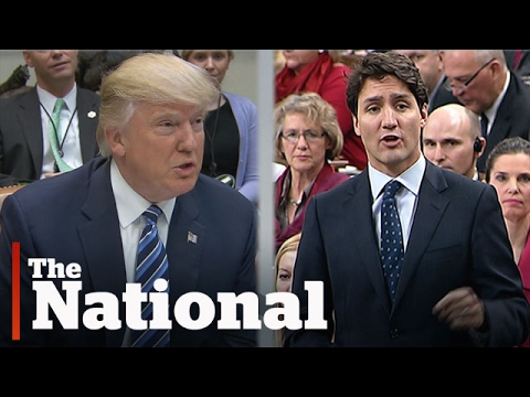 Trudeau’s First Meeting with Trump 🇺🇸