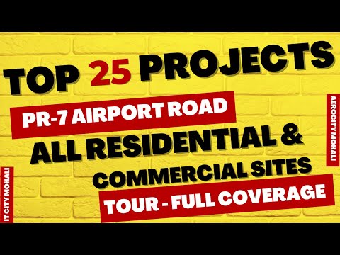 Airport Road All Project Tour With Full Details Location, Price & Size Also IT city & GMADA Aerocity