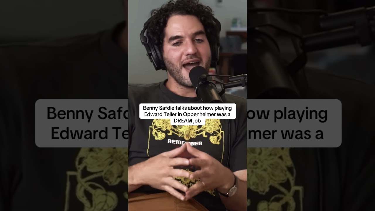 Benny Safdie talks about playing Edward Teller in Oppenheimer was a DREAM #impaulsive #loganpaul