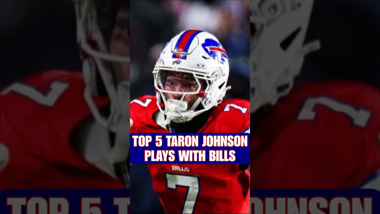 Top 5 Taron Johnson Plays with Buffalo Bills 🏈
