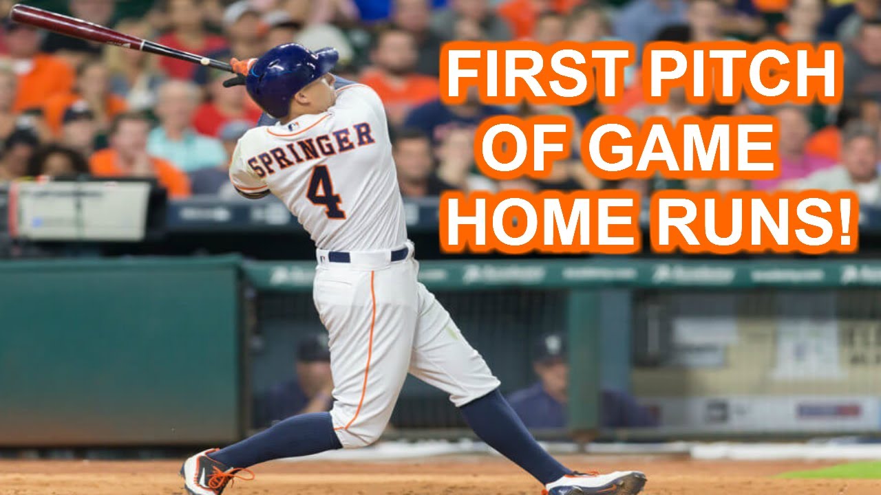 Epic First Pitch Home Runs in MLB | 1080p HD ⚾