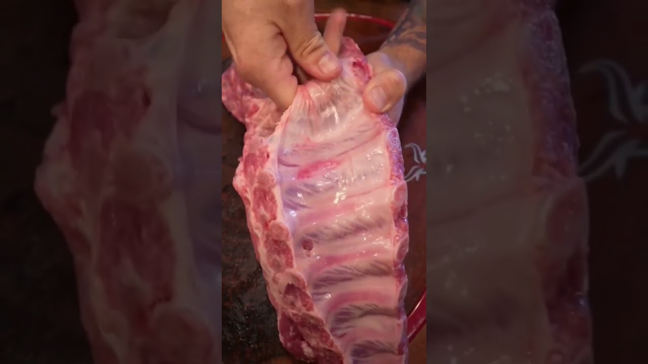 Quick Method to Remove Rib Membrane 🥩