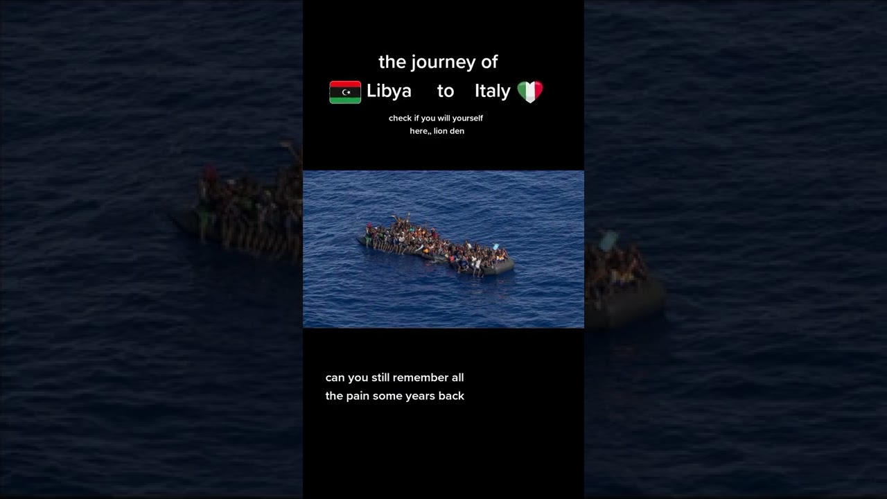 Libia's Inspiring Journey to Italy 🇮🇹: Overcoming Risks for a New Life