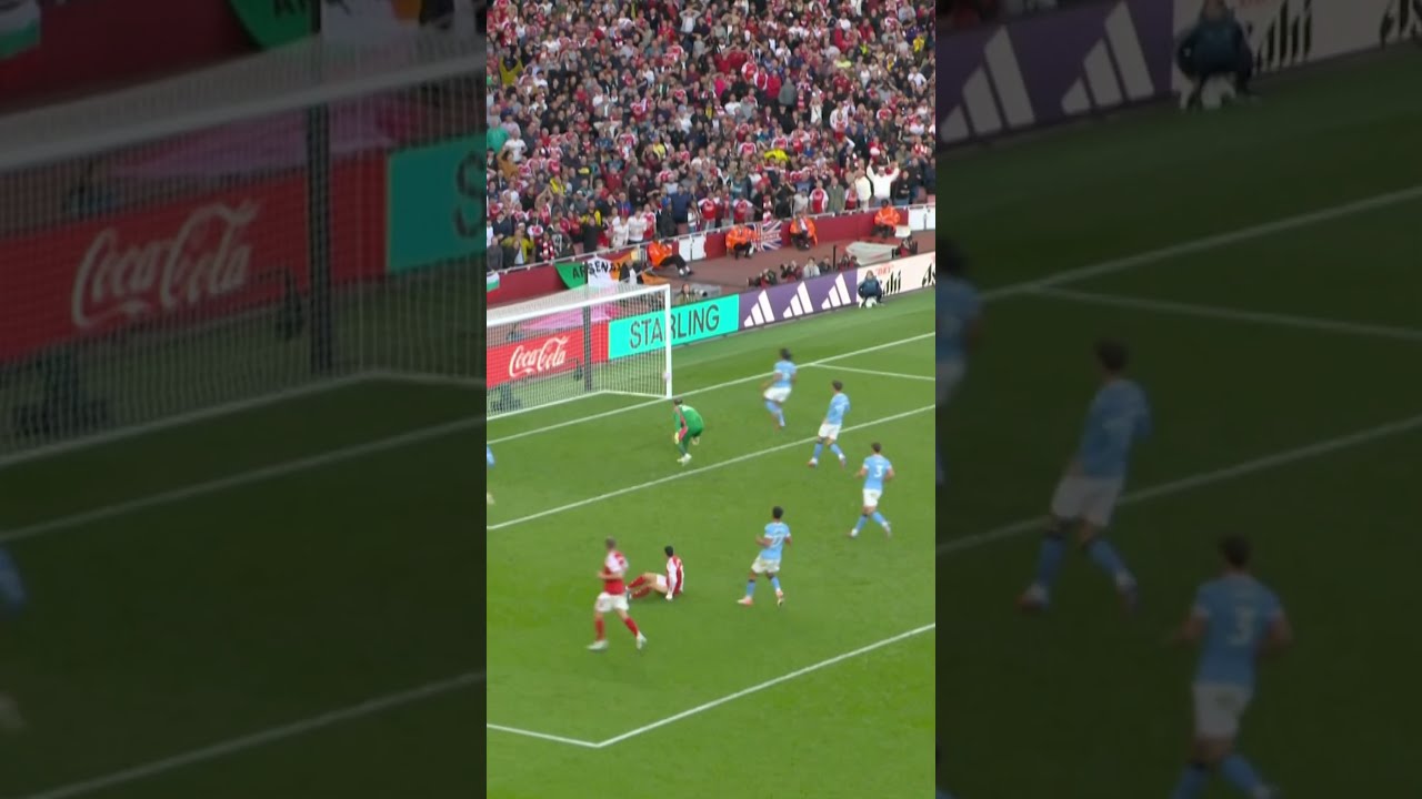 Martinelli's Key Goal in 1-1 Arsenal vs City ⚽
