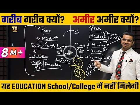 Complete Financial Education जो आपका दिमाग हिला देगी | Rich Vs Poor Mindset