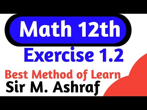 FSC Math Part 2: Function & Limits Exercise 1.2 π